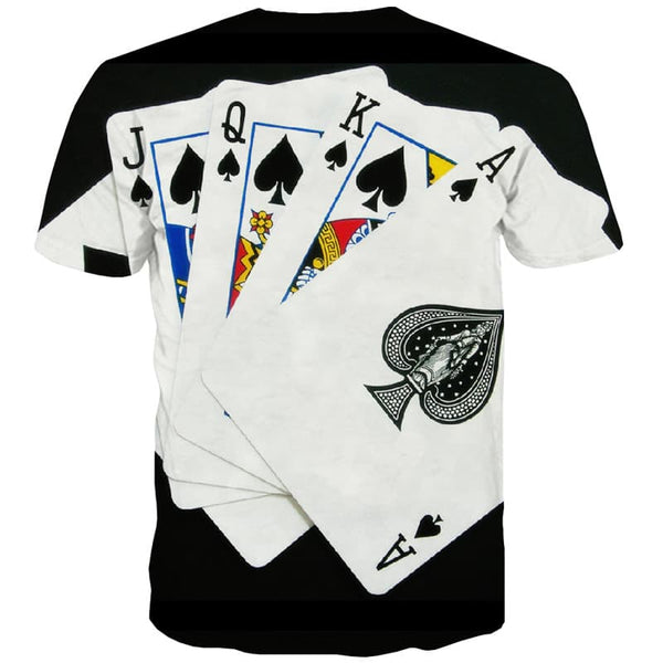 
Playing Cards T shirts Men Black Tshirt Anime Novel T-shirts Graphic Harajuku Shirt Print - KYKU
                
