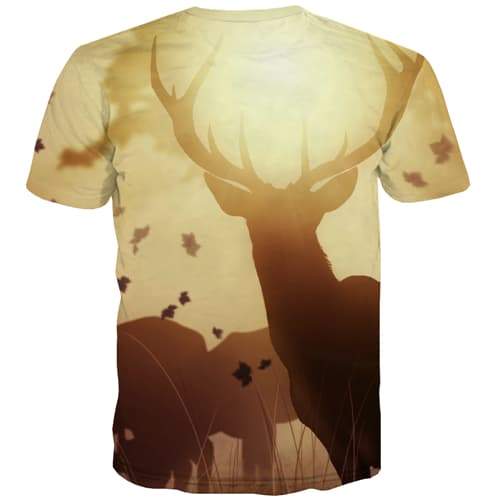 
Deer T-shirt Men Animal T-shirts 3d Harajuku T shirts Funny Street T-shirts Graphic - KYKU
                