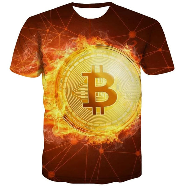 
Bitcoin T shirt Men Retro Shirt Print Galaxy Funny T shirts Abstract Tshirts Casual
                