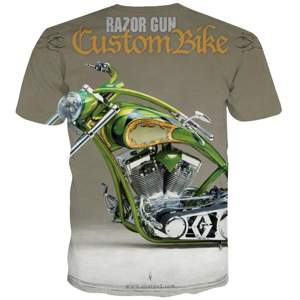 
Bicycle T-shirt Men Metal Shirt Print City Tshirts Novelty Psychedelic Tshirts Casual
                