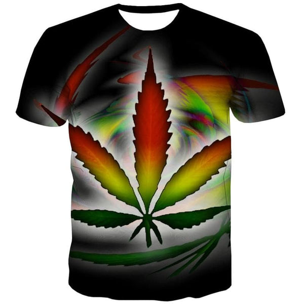 
Leaves T shirt Men Colorful Tshirts Casual Dizziness T-shirts 3d Psychedelic Funny T shirts
                