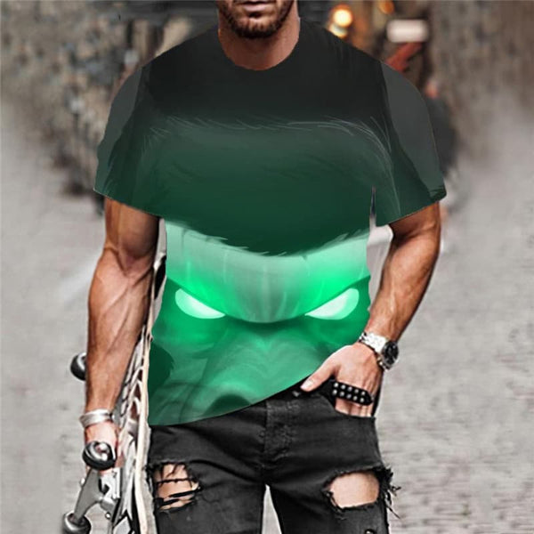 
Orangutan T-shirt Men Animal Funny T shirts Ferocious Shirt Print Harajuku Tshirts Casual
                