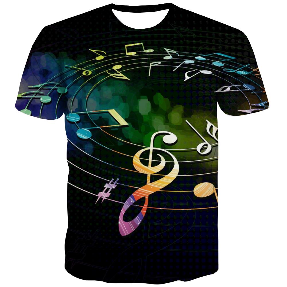 Music T shirts Men Instrument Tshirt Anime Retro Shirt Print Electronic T shirts Funny