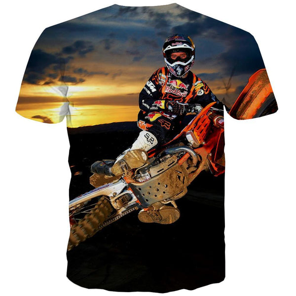 
Motocross T-shirt Men motorcycle Shirt Print Offroad Tshirts Cool Short Sleeve - KYKU
                