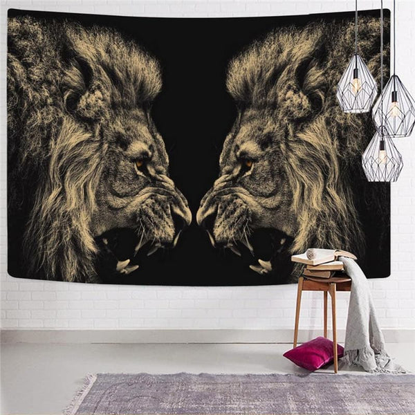 
Lion Tapestry Animal Tapestries Anime Home Tapestrys Ferocious Tenture Mandala Hip Hop Wall Tapestry
                