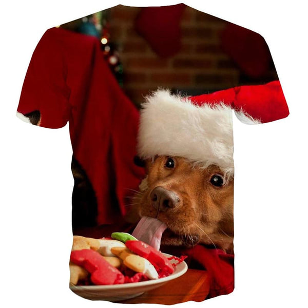 
Animal T shirts Men Dog Tshirts Novelty Christmas T-shirts 3d Lovely Tshirt Anime
                