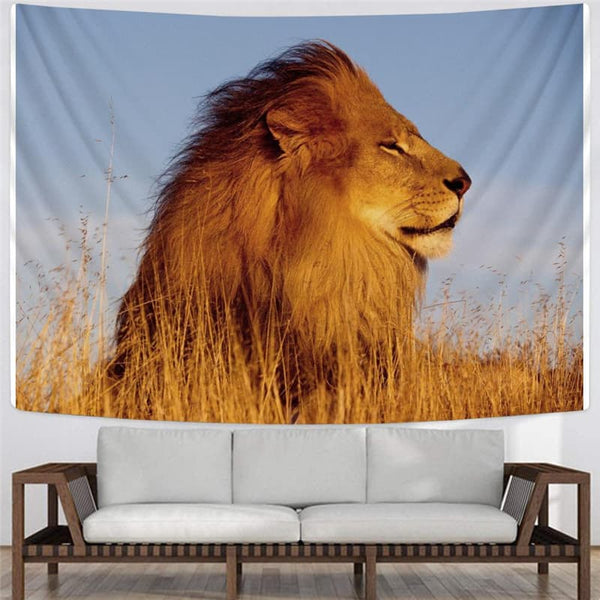
Lion Tapiz Animal Home Tapestrys Anime Tenture Mandala Harajuku Wall Tapestry Street Tapestries
                
