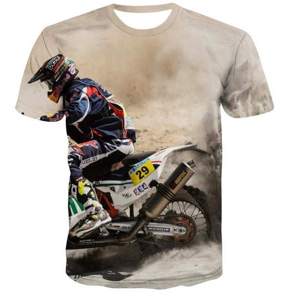 Motocross T shirts Men motorcycle T shirts Funny Offroad Tshirt Printed - KYKU