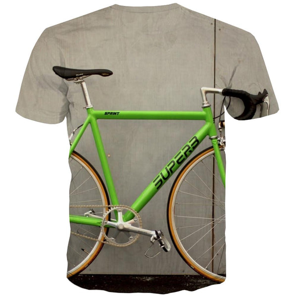 
Bicycle T-shirt Men Metal Tshirts Cool City T-shirts Graphic Psychedelic Tshirts Casual
                