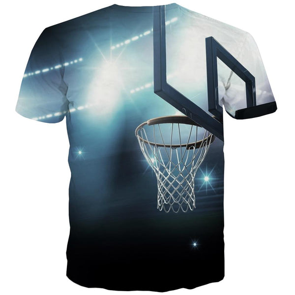 
Basketball T shirts Men Night View Shirt Print Galaxy Tshirt Anime City Tshirts Casual
                