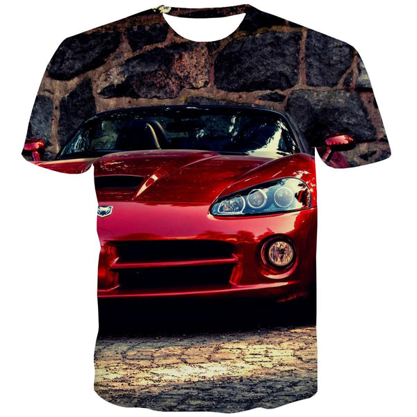 Racing Car T shirts Men Metal Tshirt Anime City Tshirt Printed Gray T-shirts 3d Retro Shirt Print