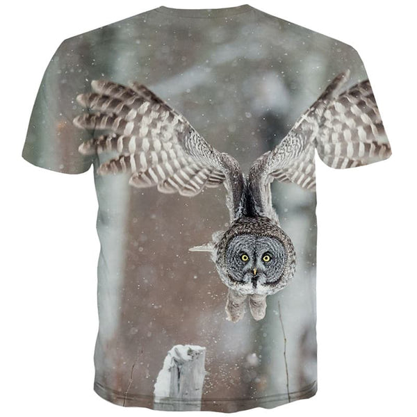 
Animal T shirts Men Owl T-shirts 3d Ferocious Tshirts Novelty Hip Hop Tshirts Cool Halloween Tshirt Anime - KYKU
                