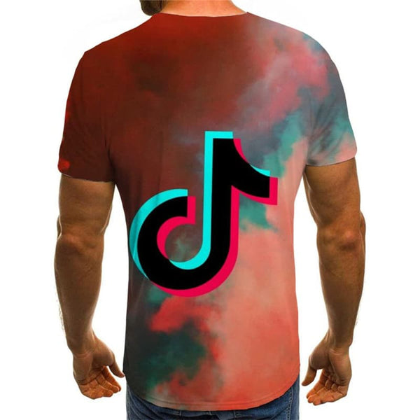 
Douyin T shirt Men Cloud Shirt Print Music Tshirt Printed Rock T-shirts 3d
                