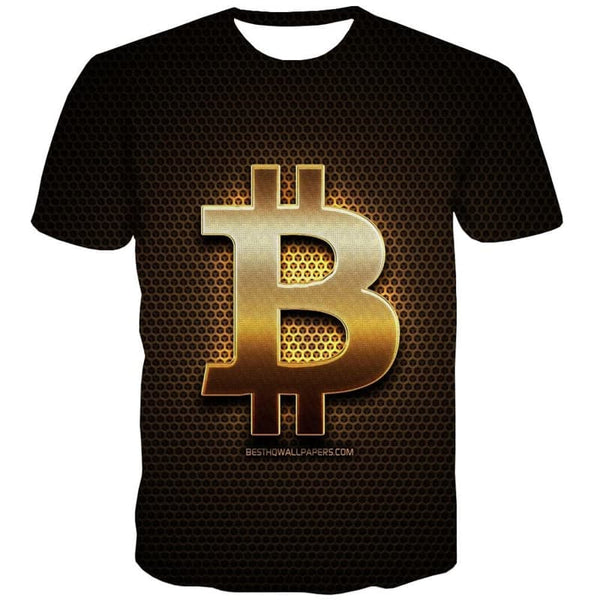 
Bitcoin T shirt Men Retro Tshirt Printed Black T-shirts 3d Harajuku Funny T shirts
                