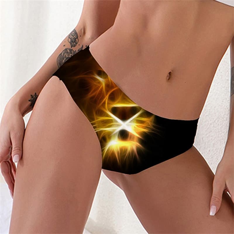 Lion Panties Women Animal Seamless Anime Underwear Hilarious Sexy Harajuku Tanga