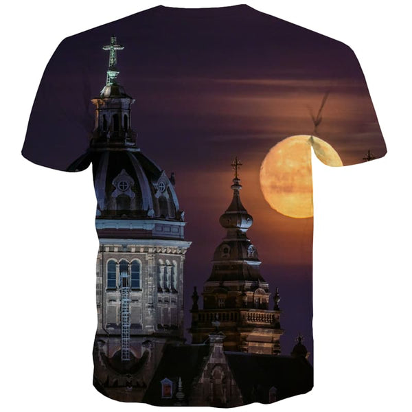 
Moon T shirts Men City Tshirt Anime Harajuku Tshirt Printed Short Sleeve
                
