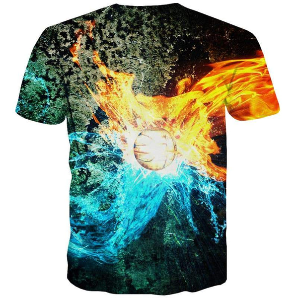 
Flame T shirts Men Ball T shirts Funny Colorful T-shirts Graphic Harajuku Tshirts Novelty - KYKU
                