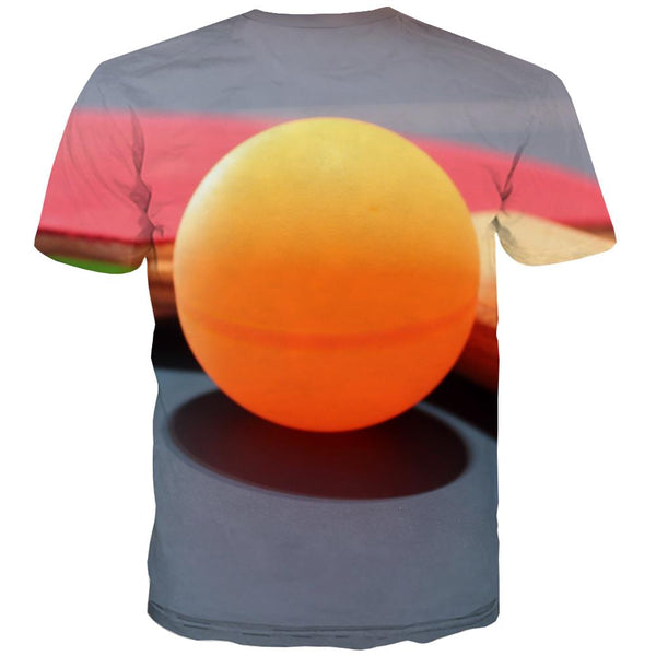 
Pingpong T shirts Men Game Tshirt Printed Movement Tshirts Cool Short Sleeve
                