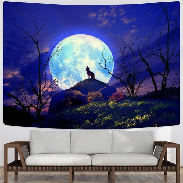 
Wolf Tapestry Animal Tenture Mandala Anime Home Tapestrys Moon Tapestries Tree Wall Tapestry
                
