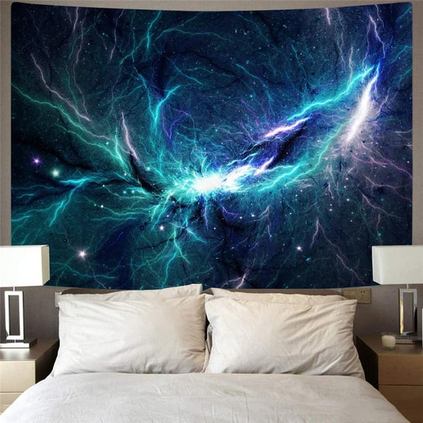 
Galaxy Tapiz Space Rug Wall Universe Tapestries Lightning Wall Tapestry
                