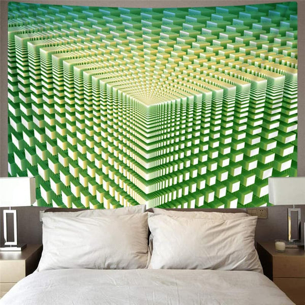 
Geometric Tapestry Psychedelic Tapestries Vortex Rug Wall Green Wall Tapestry
                