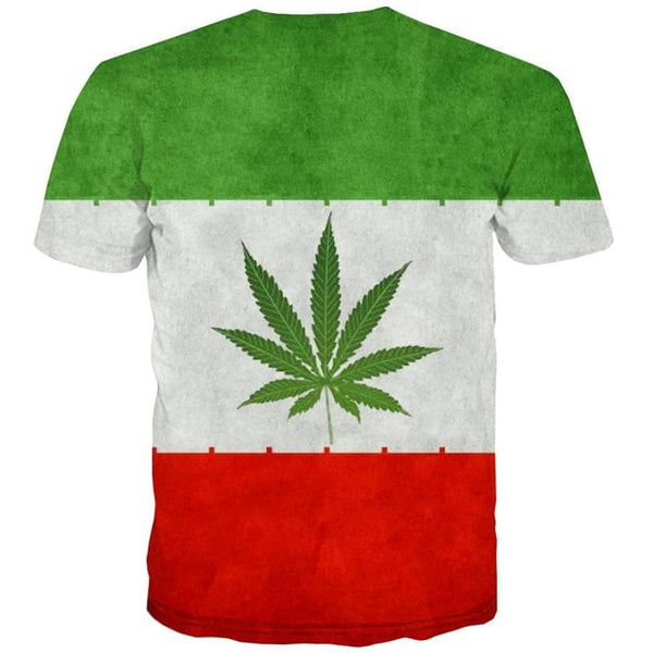 
Leaves T-shirt Men National Flag Funny T shirts Colorful T-shirts 3d Art Shirt Print
                