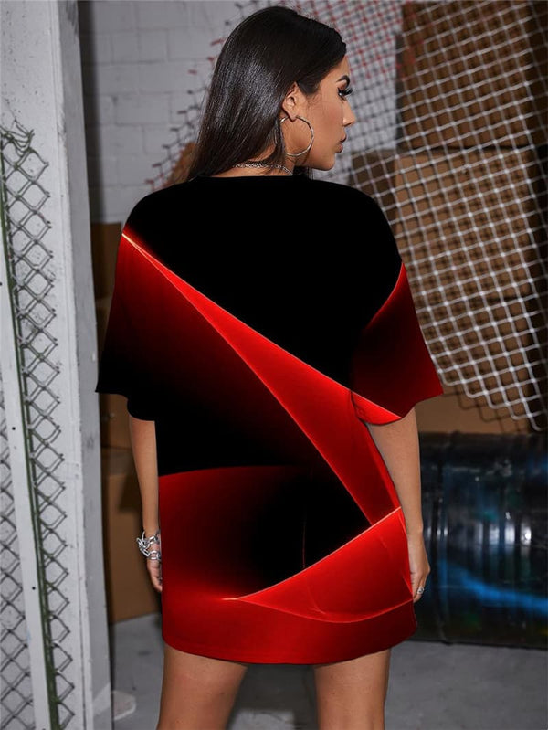 
Galaxy T Shirt Women Space Punk Rock Nebula T-shirts 3d Novel Tshirt Printed
                