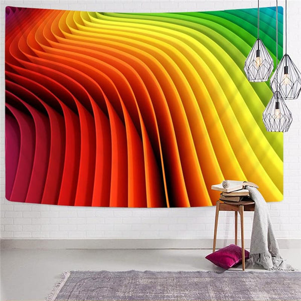 
Geometric Tapestry Psychedelic Wall Tapestry Vortex Tenture Mandala Rainbow Home Tapestrys
                