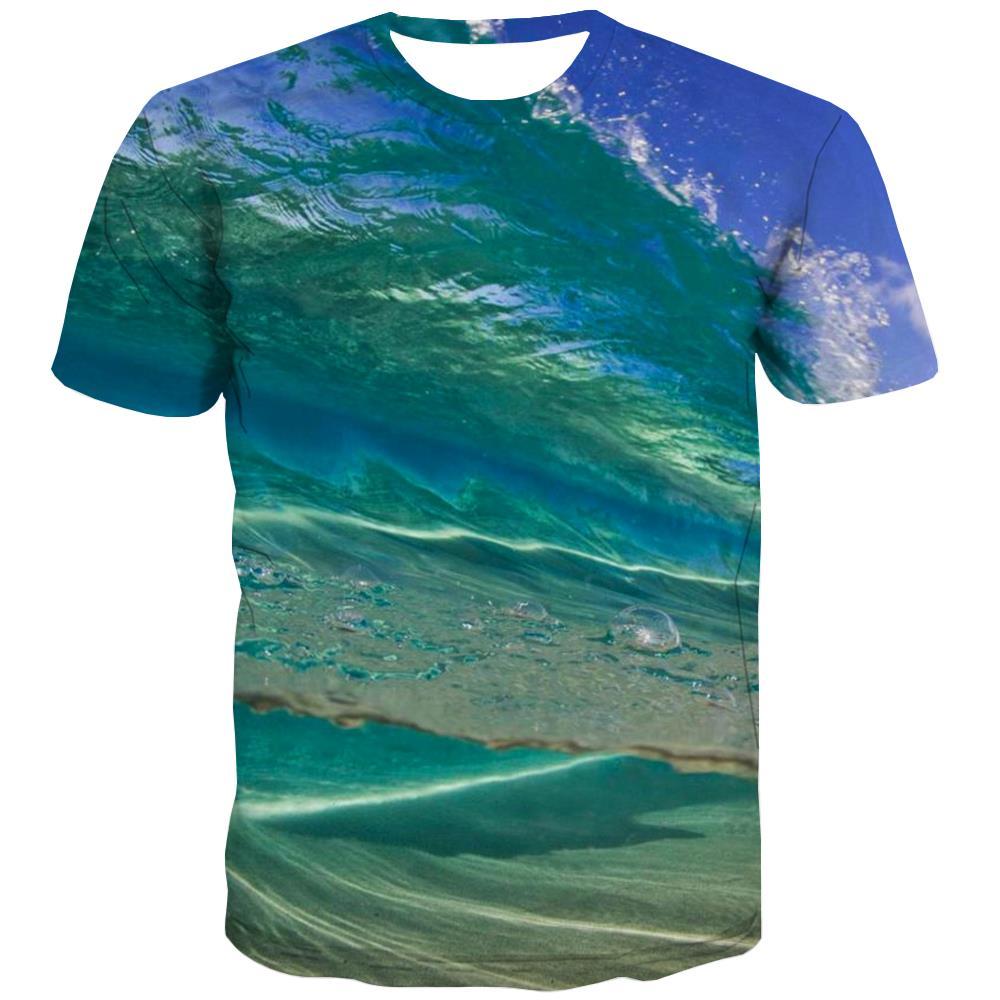 surf T shirts Men The sea T-shirts Graphic sport Shirt Print Cool Tshirts Cool - KYKU