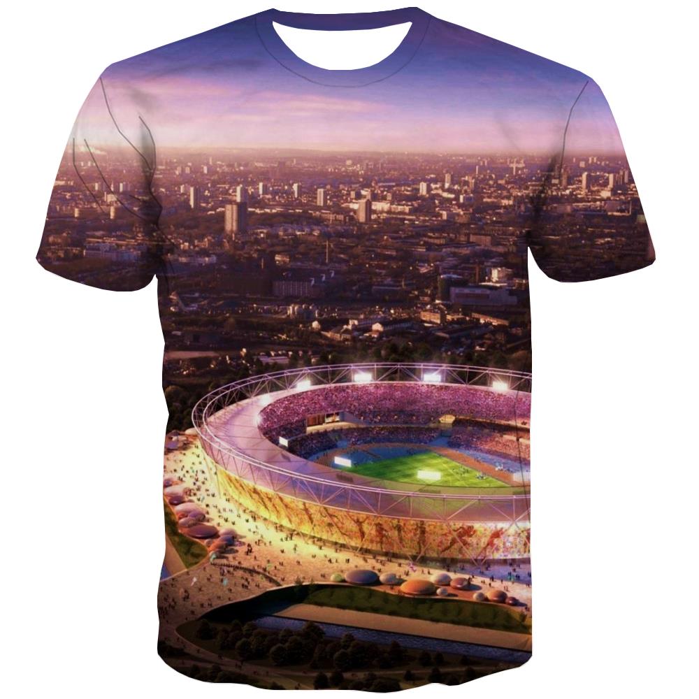 Baseball T-shirt Men Stadium T shirts Funny Game Tshirt Anime White Tshirts Cool