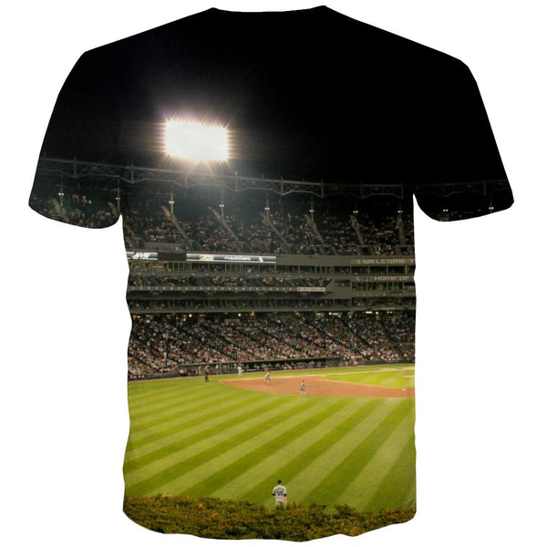 
Baseball T shirts Men Stadium T-shirts Graphic Game T-shirts 3d White T shirts Funny
                