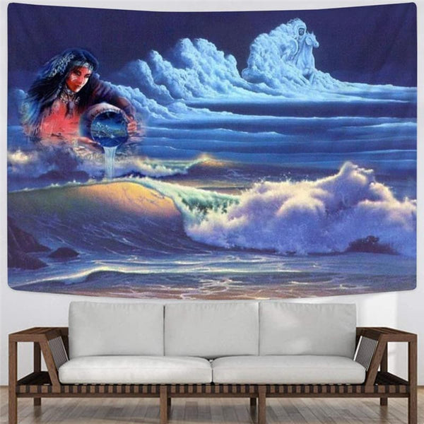 
Indios Tapiz Cloud Home Tapestrys Horse Rug Wall Decor Boho decor Witchcraft New
                