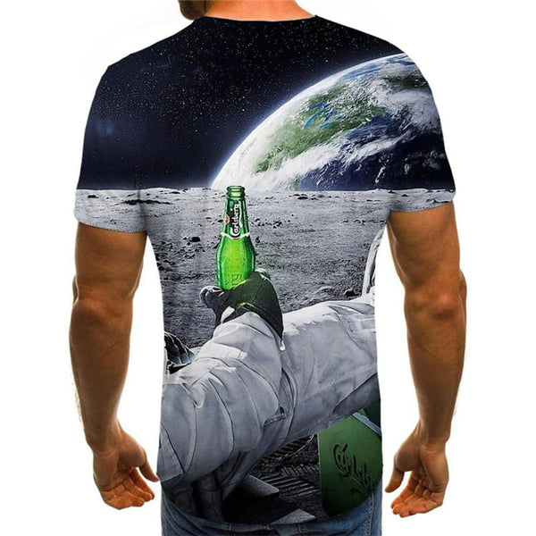 
Astronaut T-shirt Men Space T-shirts 3d Universe Tshirts Casual Earth Anime Clothes
                