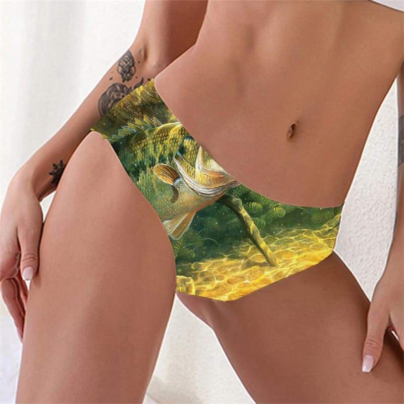 Fish Panties Women Animal Lingerie Female Ocean Tanga Fishing Pantys - KYKU