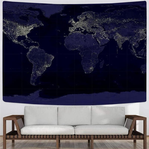 
Abstract Tapiz Psychedelic Tapestries Map Tenture Mandala Wall Hanging
                