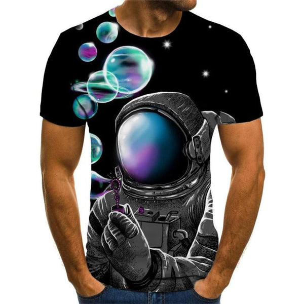 
Astronaut T-shirt Men Sky T-shirts 3d Universe Shirt Print Funny Anime Clothes
                