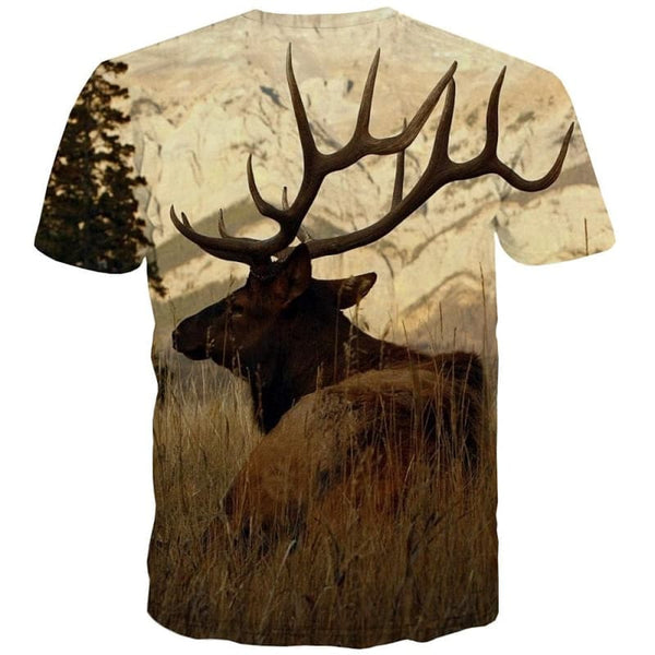 
Animal T shirt Men Hunting Tshirt Printed Landscape Tshirts Casual Harajuku Shirt Print
                