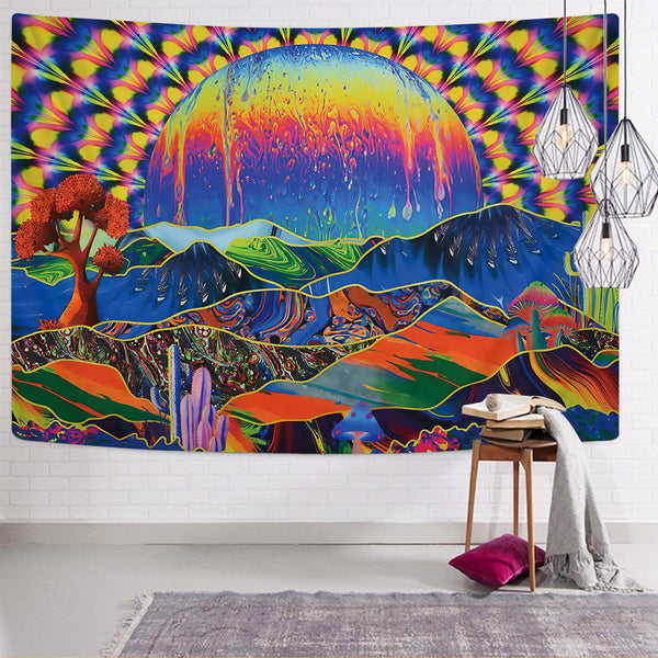 
Psychedelic Tapestry abstract Tapestries Sphere Home Tapestrys Colorful Rug Wall mountain Wall Tapestry Trippy Tenture Mandala
                