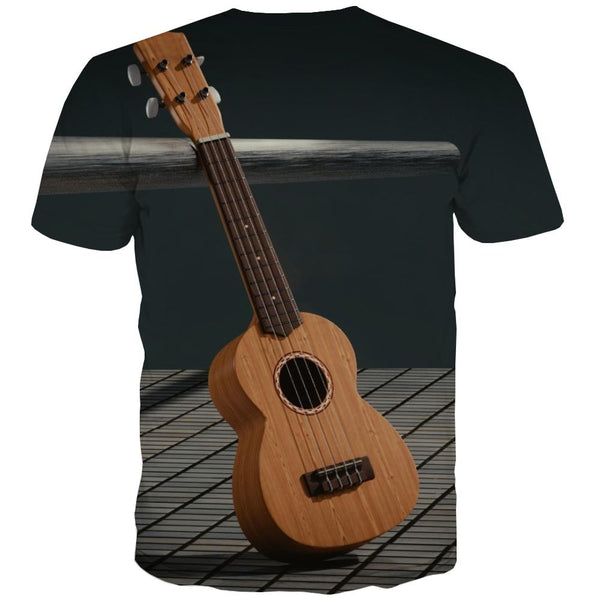 
Music T-shirt Men Instrument Tshirts Casual Retro Tshirts Cool Electronic Shirt Print
                