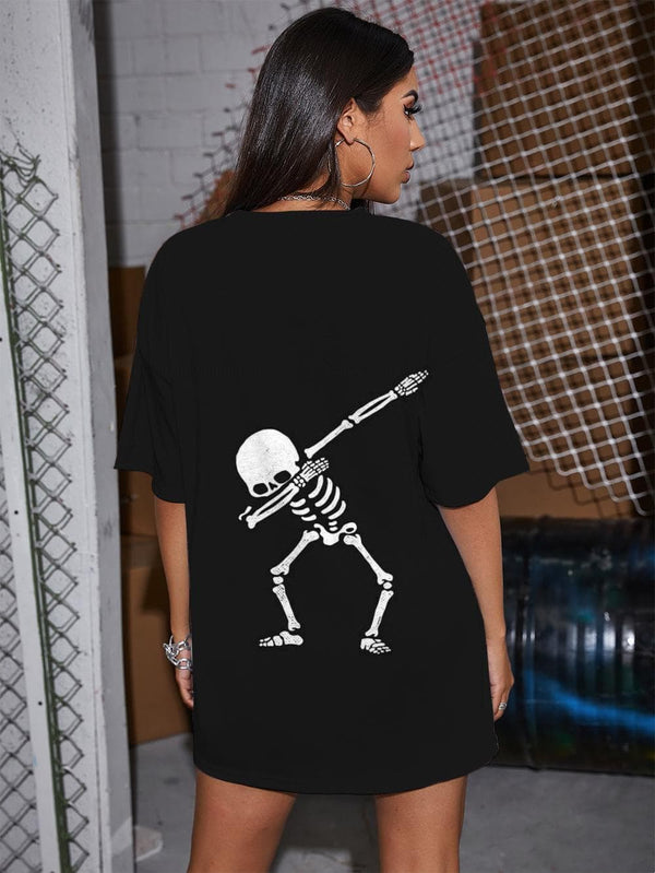 
Skull T Shirt Women Flower T-shirts 3d Galaxy Summer Rock Funny T shirts
                