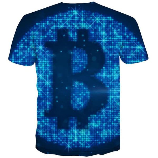 
Bitcoin T-shirt Men Galaxy T-shirts 3d Blue Tshirts Casual Harajuku Funny T shirts
                