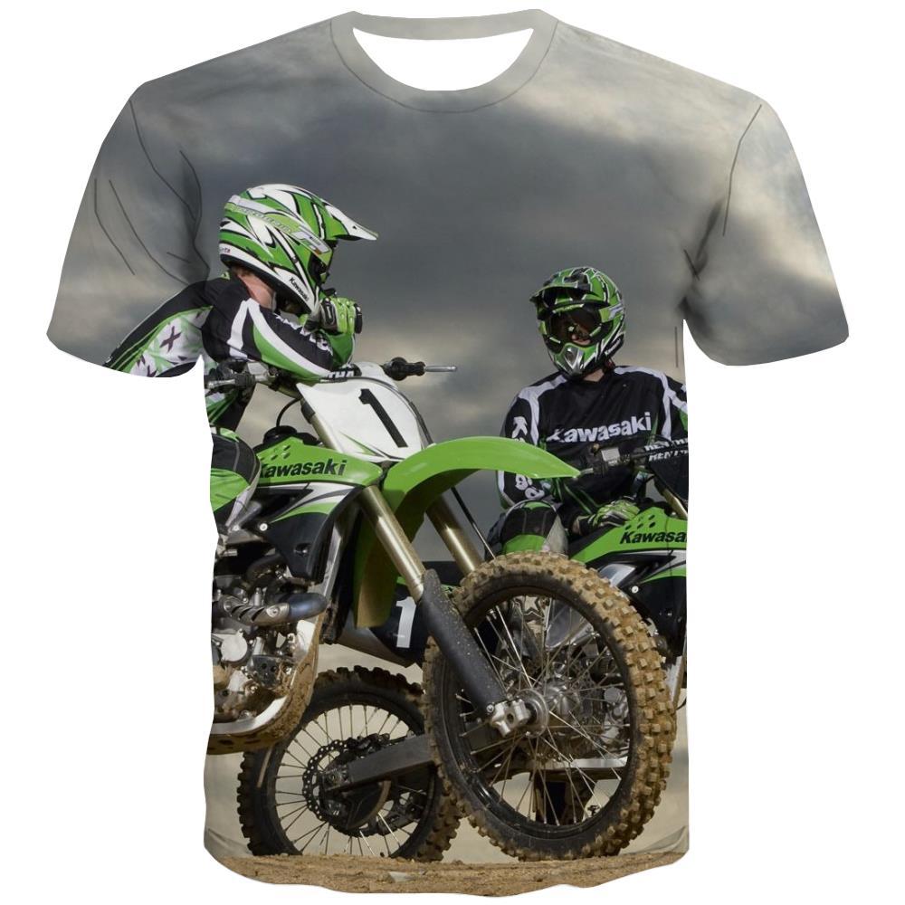 Motocross T shirts Men motorcycle T-shirts Graphic Offroad Tshirt Anime - KYKU