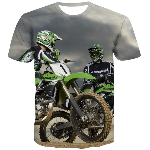 Motocross T shirts Men motorcycle T-shirts Graphic Offroad Tshirt Anime - KYKU