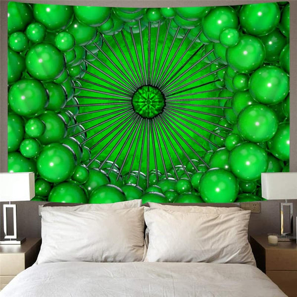 
Geometric Tapiz Psychedelic Home Tapestrys Vortex Rug Wall Ball Wall Tapestry Green Tapestries
                