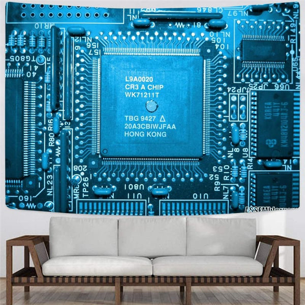 
Motherboard Tapestry Technology Tenture Mandala Letter Wall Tapestry Funny Rug Wall
                