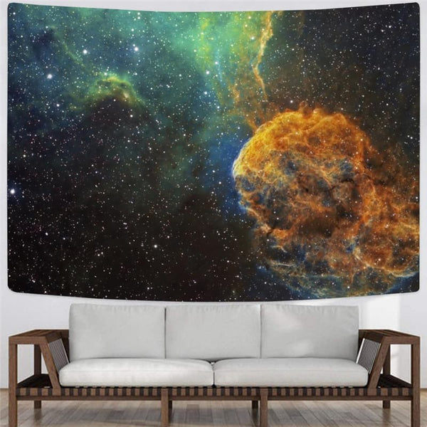 
Galaxy Tapestry Space Rug Wall Universe Tapestries Colorful Tenture Mandala
                