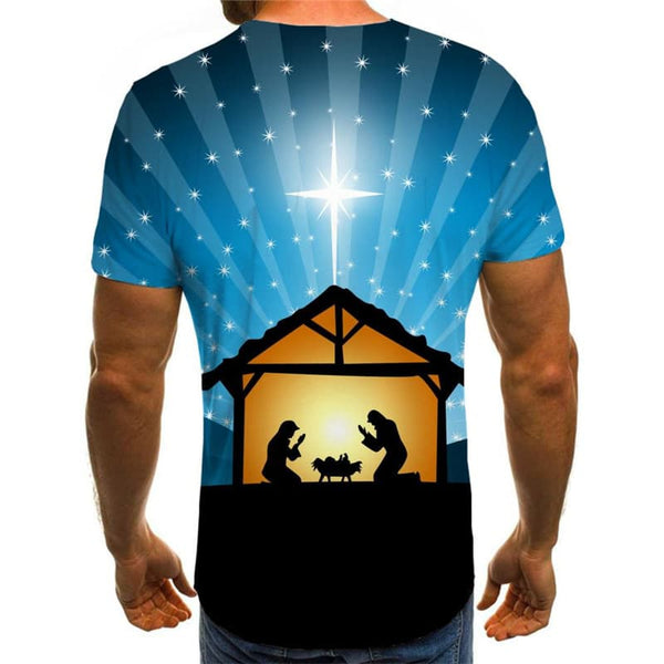 
Christian T-shirt Men Jesus Funny T shirts Animal Tshirts Casual Galaxy Tshirt Printed
                