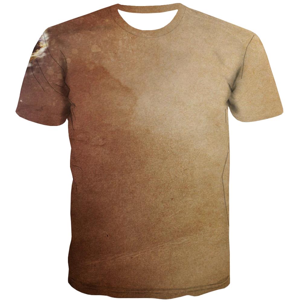 Indians T shirts Men Grassland Tshirts Novelty Sunset Tshirt Printed War Shirt Print