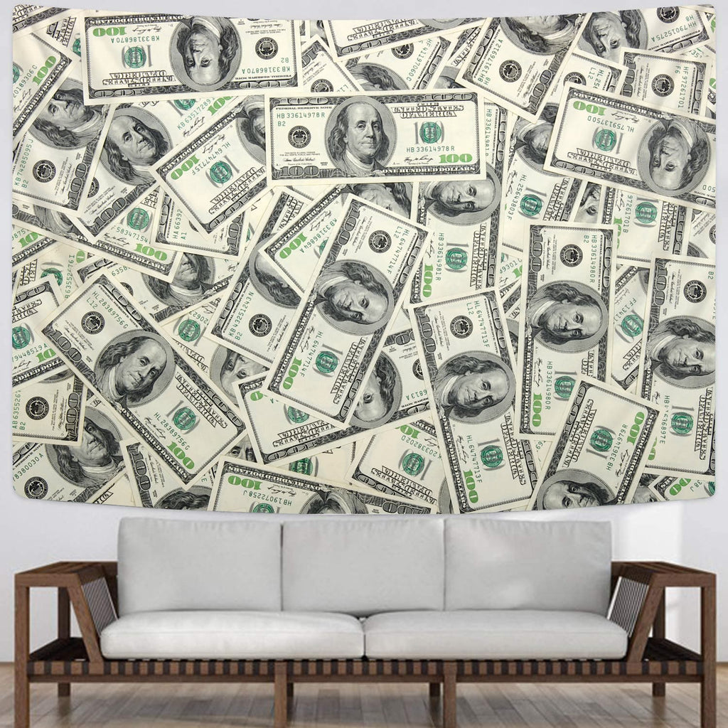 USD Tapiz money Tenture Mandala dollar Wall Tapestry USD Tapestries 100 US Rug Wall Frank Benjamin Home Tapestrys financial undefined