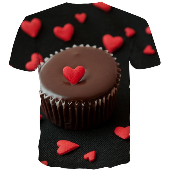 
Chocolate T-shirt Men Brown Tshirt Anime Delicious T-shirts Graphic Bitter Tshirt Printed
                